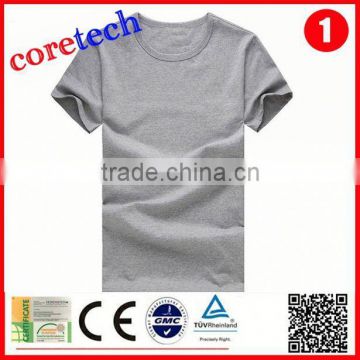 Anti-pilling cheap high quality plain t-shirt factory