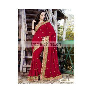 Attractive Party Wear Sarees SKU#17528