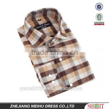 2016 spread collar long sleeve men's thick flannel shirts