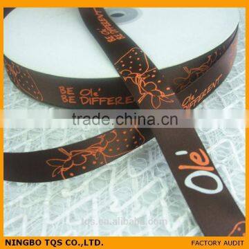Factory Direct Selling High Density Polyester Satin Ribbon China photo-3