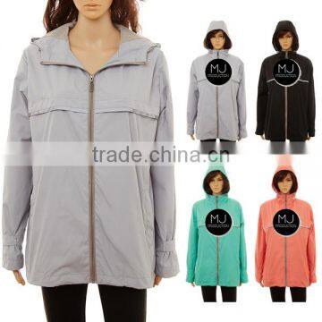 FACTORY Wholesale Monogrammed New England Waterproof Rain Jacket photo-2