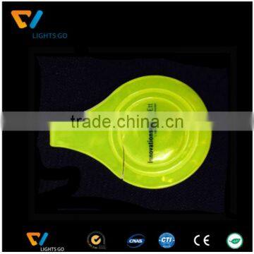 glow in the dark Reflective Magnet PVC Clip for bicycle for safety