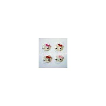 Nail art  Lovely hello kitty Resin sticker decoration for Nail, mobile phone, fridge