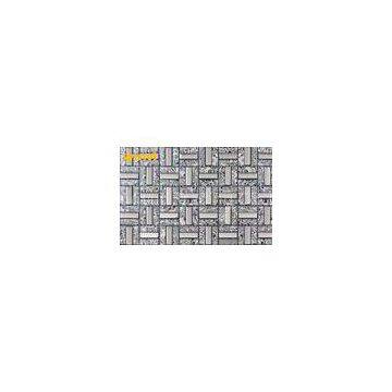 Customized Romantic 6mm Thickness Strip Mosaic Tiles For Bathroom Walls