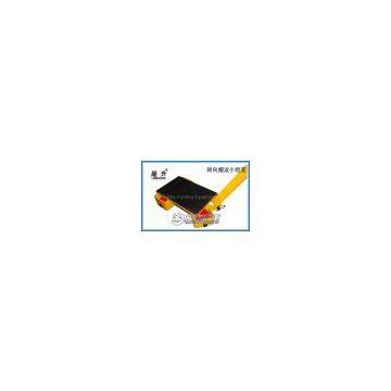 Steerable machinery skates for veered machinery movers