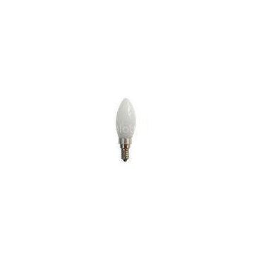 3W E14 Led Candle Bulb Milky With Heat Dissipation , 200Lm Led Candle Lights