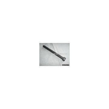 Hexagon socket cap head screw with straight knurl