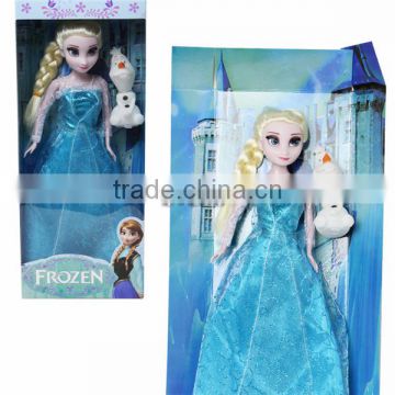 Hot Movie Frozen toy Kids toy wholesale PVC dolls toy Elsa Anna Olaf