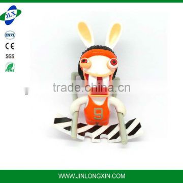 2013 promotional gifts rabbit silicone figure