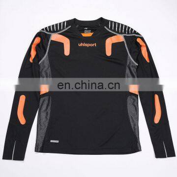 Sublimation football goalkeeper jersey t-shirt