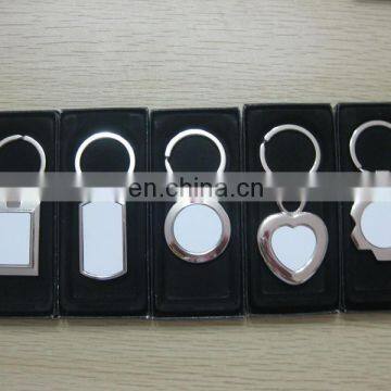 Key chain with sublimation aluminum sheet