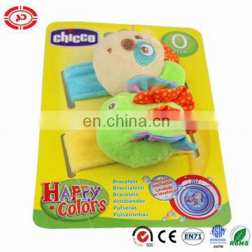 Baby Hand Wrist Cute Plush CE Custom Rattle Soft Gift Set Toy photo-2