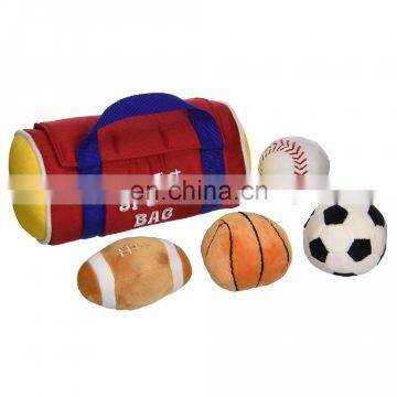 Gund My First Sports Bag Playset with balls gift toy plush