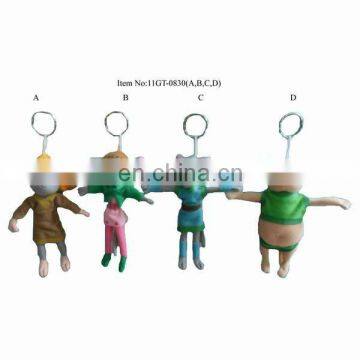 four different styles plush mouse keychain, promotional products