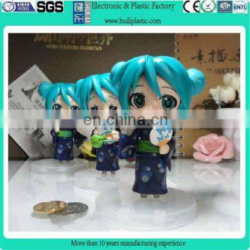 Plastic cartoon figure toy/custom Japanese cartoon anime figure