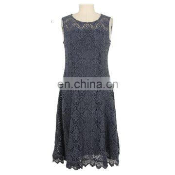 Crochet Lace Dress Women Evening Dress Occasion Wear photo-3