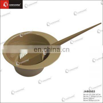 New Design Fade-proof Salon Plastic Hair Dyeing Bowl & Brush Set photo-3