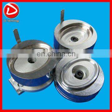 oval pin button machine of 69*45mm oval badge moulds with metal slide