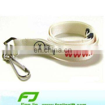 shiny nylon lanyard