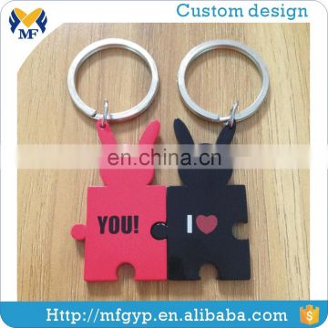 New products persionalized cute funny couple keychain