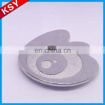 Newest Best Brand New Products Clothing Letter Label Jeans Leather Metal Labels For Mens photo-2