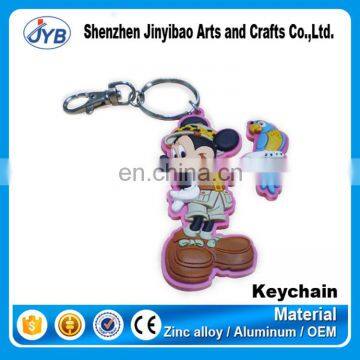 Cheap wholesale factory cute Minnie Mouse Keyring Key chain