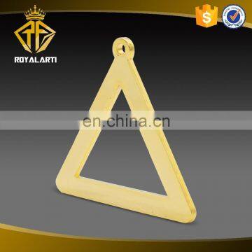 Metal Gold Plating Triangle Pendant