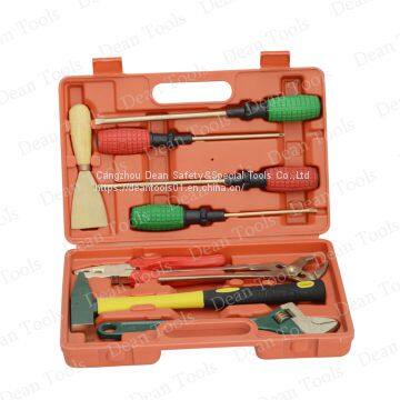 non sparking tools 9pc tool set , Aluminum bronze or beryllium copper