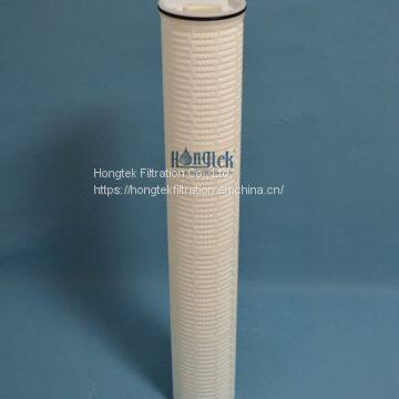 Pleated High Flow Filter Cartridges Install In High Flow Filter Housing. photo-2