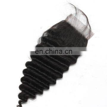 Good Quality Wholesale Price Deep Wave Virgin Brazilian Hair Closure photo-2