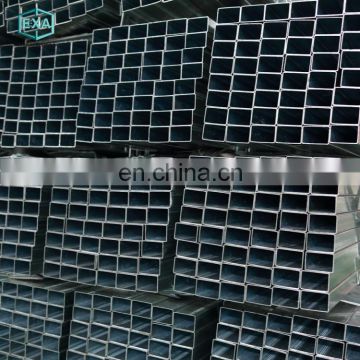 astm a53 b grade 25 x 25 mm galvanized black square steel pipe tube