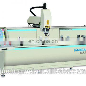 3+1 axis CNC drilling milling machine with overturned worktable