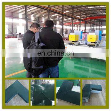 Two heads seamless welding machine for white and clolor PVC window door production / Vinyl window seamless welder