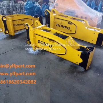 Box silence side top type hydraulic breaker jack hammer for excavator CLG230 CLG923 CLG925 attach