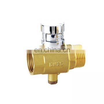 Brass Magnetically Controlled Locking Trunnion Ball Valve Gas Ball Valve photo-5