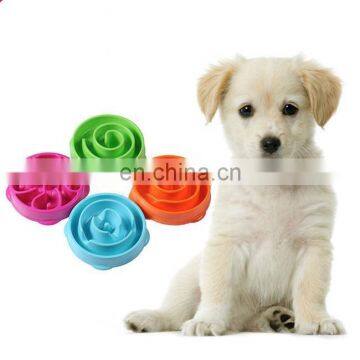 HQP-WS031 HongQiang Amazon hot style pet supplies dog bowl pet slow food bowl puzzle feeder anti - choke licking bowl