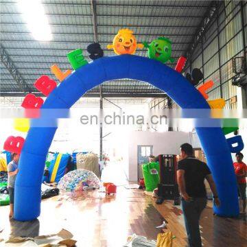Colorful Inflatable Welcoming Entrance Letter Semicircle Arch For Event photo-2