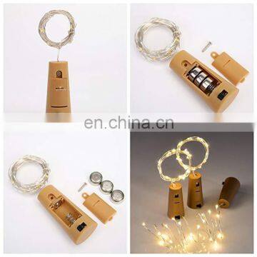 2M Fairy Garland Corker LED String Lights for Wine Bottle Glass Christmas Valentines Wedding Decoration photo-7