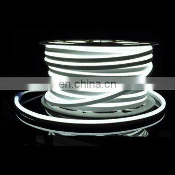 High Quality 220V Waterproof IP67 8*16mm White Color LED Flex Neon Rope Light With CE RoHS
