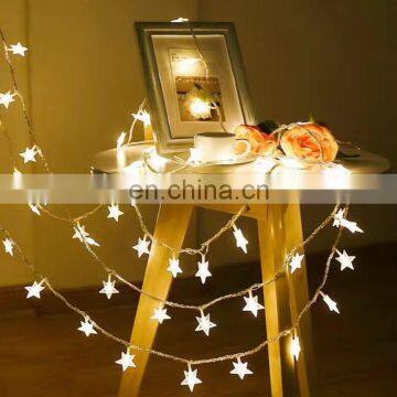 10M 100 led  rubber wire led string lights with star for  Festival Christmas outdoor lighting