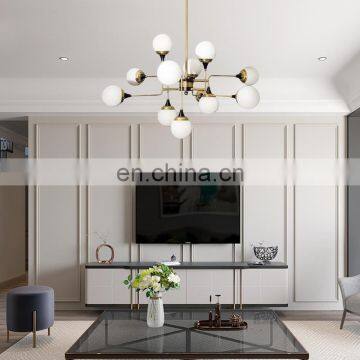 Горячее предложение! Современный подвесной светильник LED-люстры с лампочкой в виде стеклянного шара photo-2