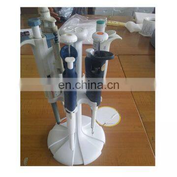 Adjustable Plastic Material Single Channel Round Holder Pipette Stand photo-7