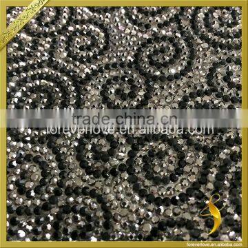 Wedding Headpieces Bridal Headband Rhinestone Hotfix Mesh FRM-190 photo-3