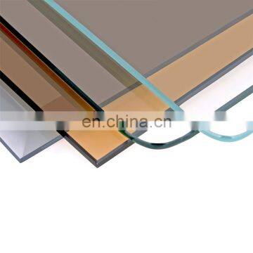 8mm Building Glass Tempered Floating Clear Glass Colorful Tile Glass Mosaic for Building Material