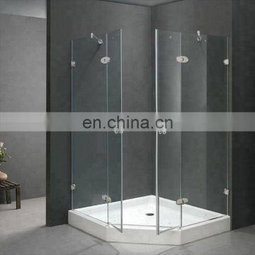 High Quality Frameless Tempered Bathroom Glass Door photo-2