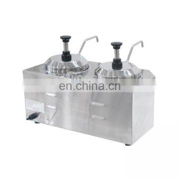 Two Heads Commercial Fruit Sauce Warmer Dispenser Cheese Ketchup Dispenser Pump photo-4