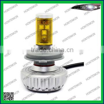 Error free canbus H4 LED Automotive Headlight 30W 3000lm LED lamp 3000-10000K