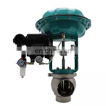 Pneumatic Membrane Control Valve With Electric Actuator With Positioner photo-2