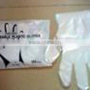 Clear PE Plastic Disposable Gloves