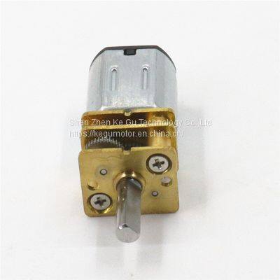 Low Speed 12mm Metal dc Electronic Gear Motor 3v 6v 12v 24v With N20 dc Motor for Door Lock photo-5